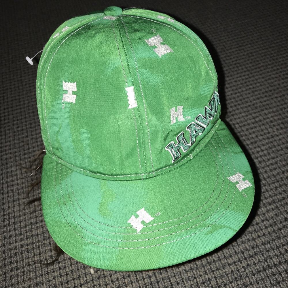 Hawaii Warriors‎ Green Adjustable Hat